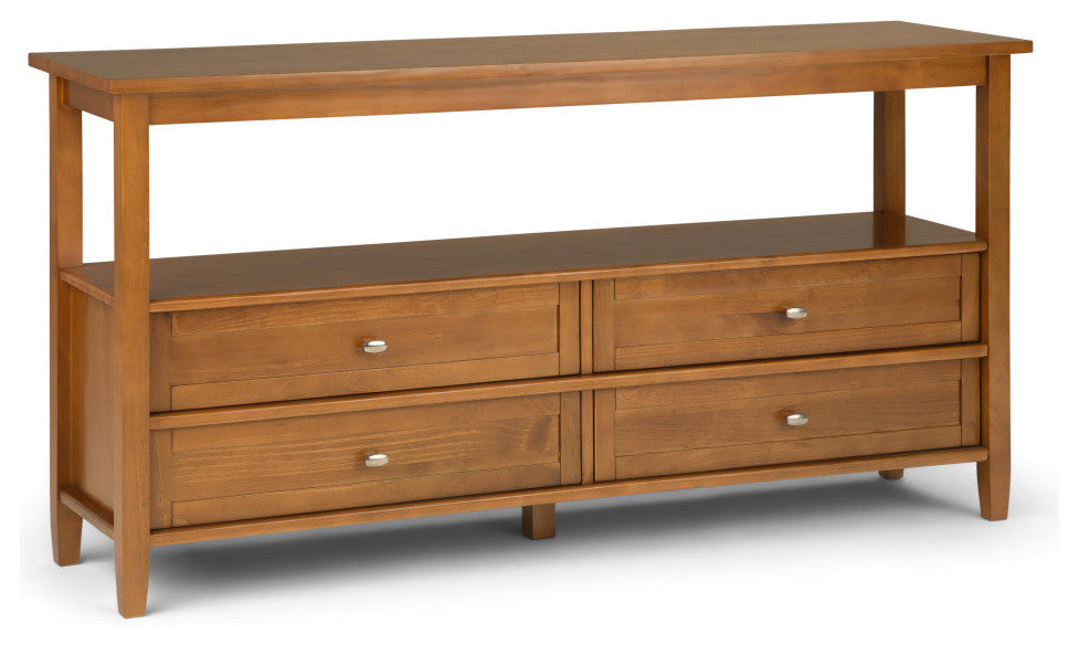Warm Shaker Wide Console Sofa Table