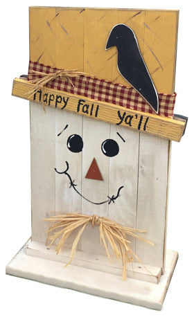 Farmhouse Double Sided Scarecrow and Snowman, Small