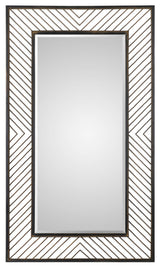 Uttermost 09245 Karel 46" W x 76" H Rectangular Framed Bathroom - Distressed