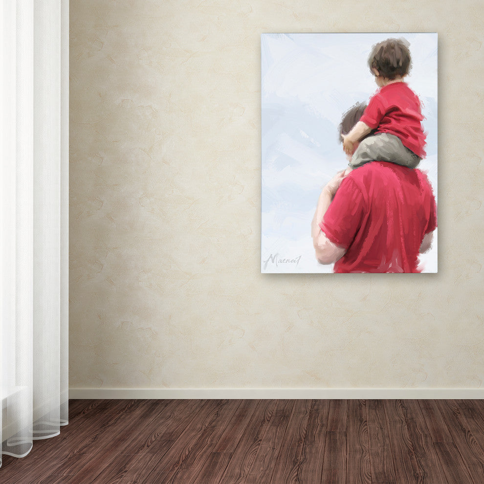 The Macneil Studio 'Father and Son' Canvas Art, 32"x24"