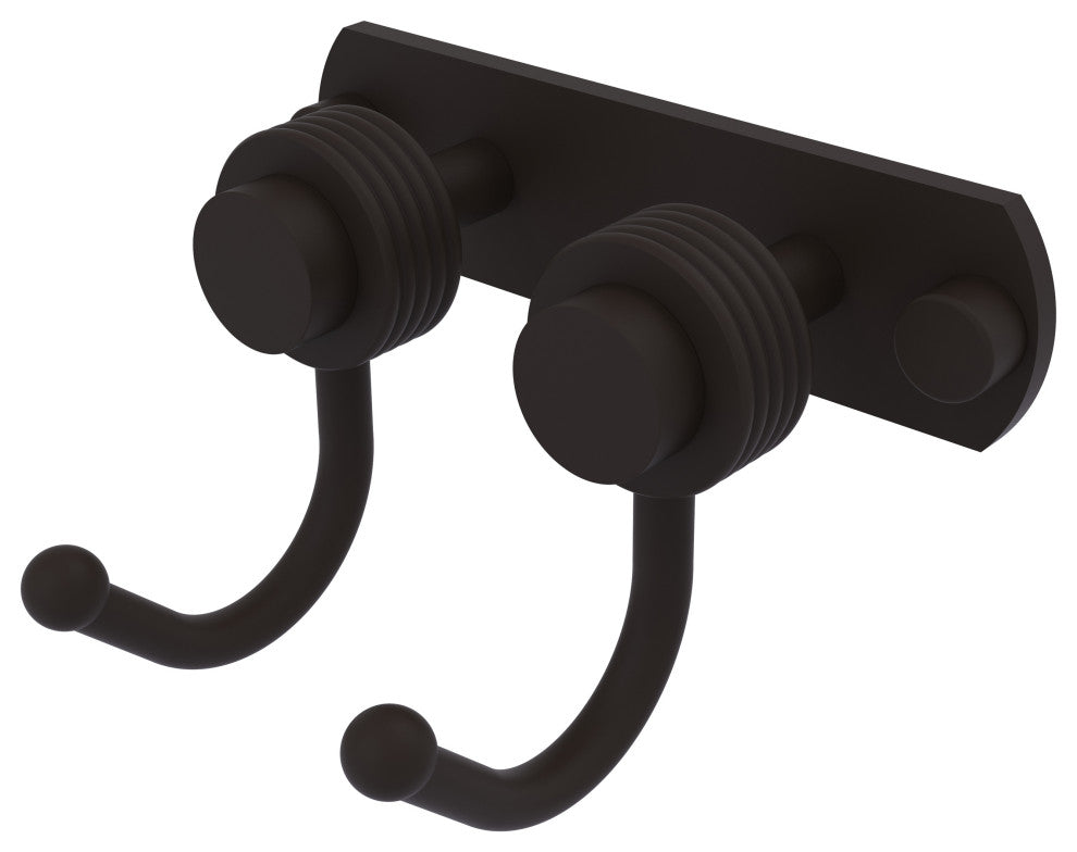 Mercury 2 Position Multi Hook with Groovy Accent, Oil Rubbed Bronze