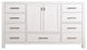 Avanity Modero 60" Single Vanity Only, White Finish