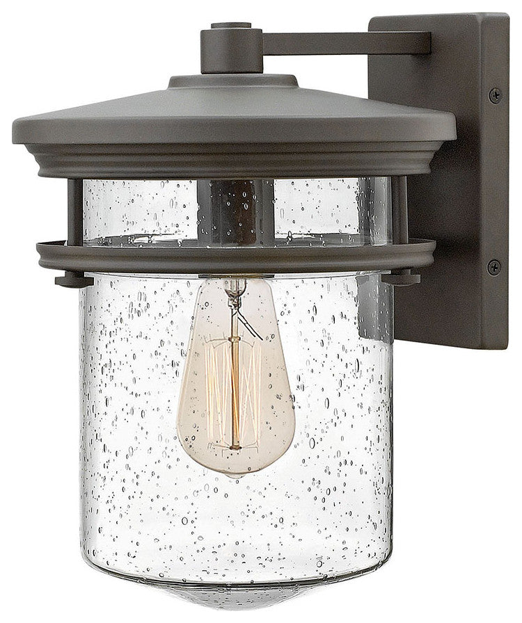 Hinkley Hadley Medium Wall Mount Lantern, Buckeye Bronze
