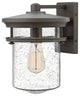 Hinkley Hadley Medium Wall Mount Lantern, Buckeye Bronze