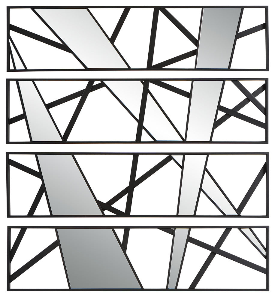 Uttermost 04332 Looking Glass Mirrored Wall Decor Set of 4