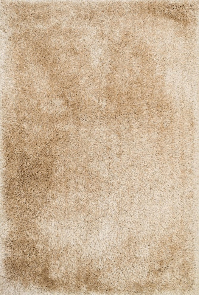 Allure Shag AQ-01 Beige Area Rug, 7'6"x9'6"