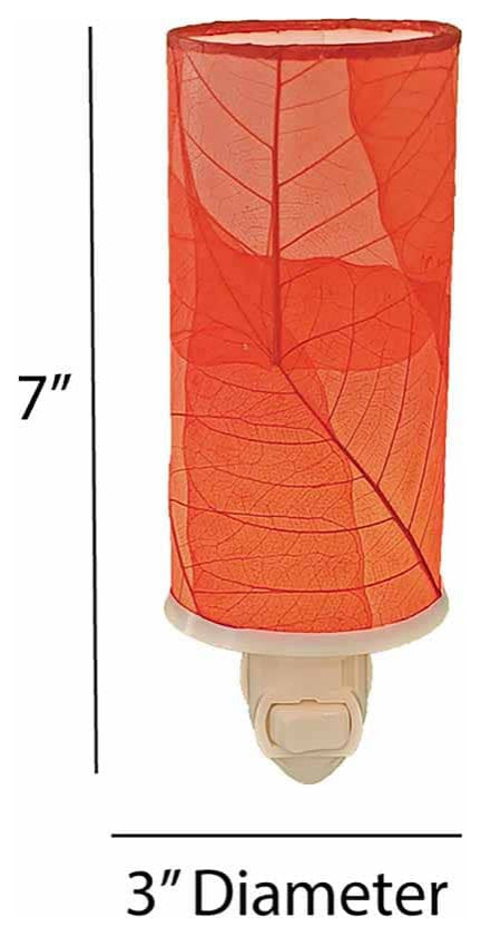 Cylinder Nightlight Red