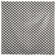 Neutral Scallop Pattern 58x58 Tablecloth