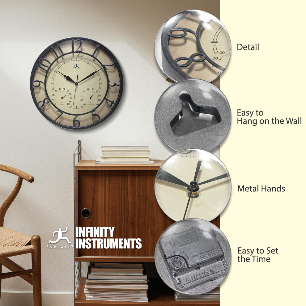 16" Indoor/Outdoor 3D Clock
