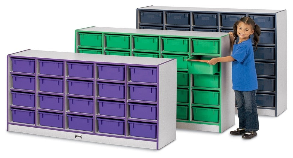 Rainbow Accents Mobile Tub Storage