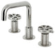 Kingston Brass KS1416RX Widespread Bathroom Faucet, Push Pop-Up