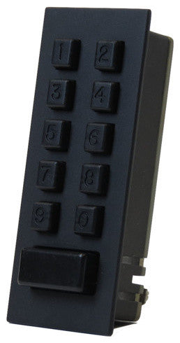 2.75" Presomatic Keyless Deadbolt Lock, Black Pebble Powdercoat