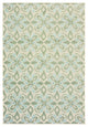 Ibiza Floral Ivory/ Green Indoor/Outdoor Area Rug, 9'10"x12'10"