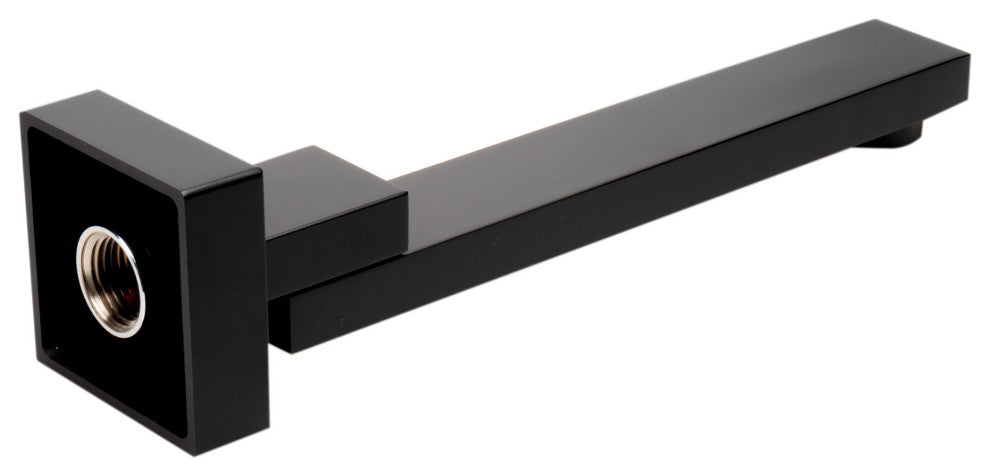 Black Matte Square Foldable Tub Spout