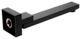 Black Matte Square Foldable Tub Spout