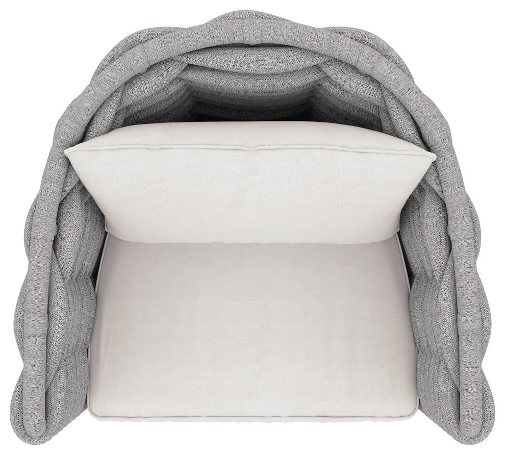 Bernhardt Wailea Nordic Gray Outdoor Swivel Chair
