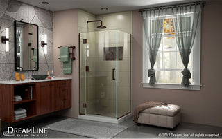 Dreamline Unidoor-X 36-3/8"x30"x72" Hinged Shower Enclosure