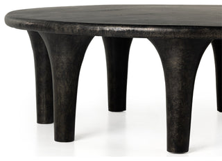 Kelden Coffee Table-Raw Black