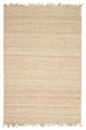 Jute Bleached Area Rug, 4' X 6'