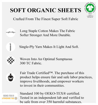Organic Cotton Flat Sheet, Ivory, Twin, 74"x105"