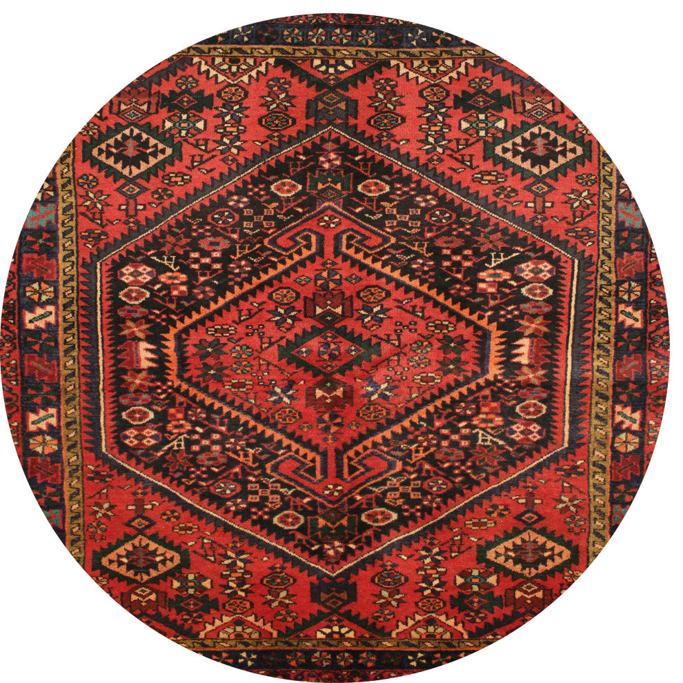 Ahgly Company Indoor Round Traditional Area Rugs, 3' Round