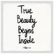 "True Beauty" Framed Painting Print, 24x24