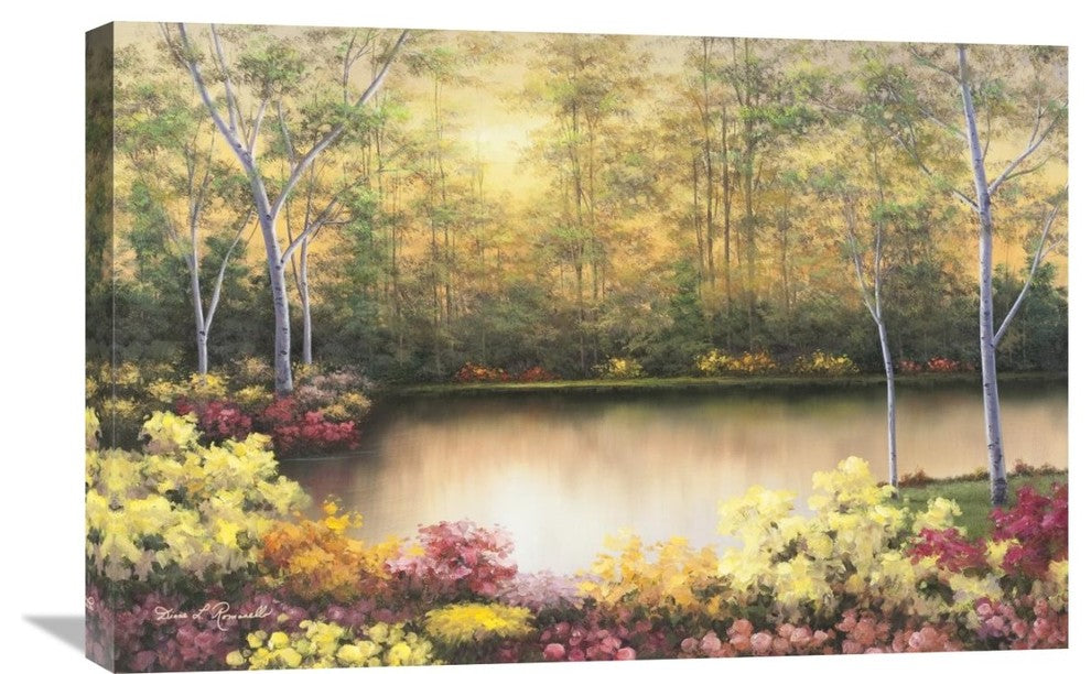 "Bursting in Autumn" Stretched Canvas Giclee by Diane Romanello, 30"x20"