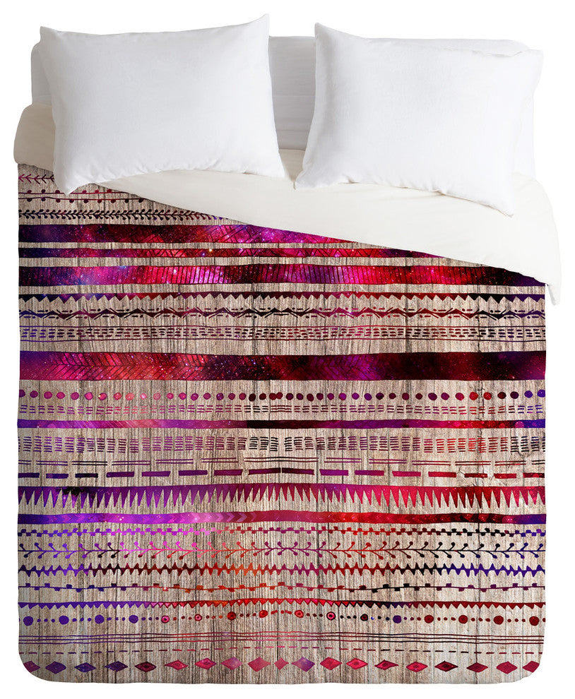 Deny Designs Iveta Abolina Purple Nebula Duvet Cover - Lightweight