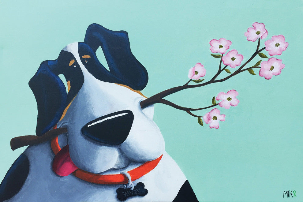 Marmont Hill, "Woody" by Mike Taylor Painting Print on Wrapped Canvas, 36x24