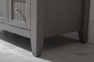 The Alpine Bathroom Vanity, Gray, 54", Single Sink, Freestanding