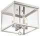 Crystorama WES-9900-PN, 4-Light Ceiling Mount, Polished Nickel