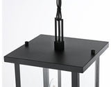 Home Living 9" Outdoor Pendant, Black