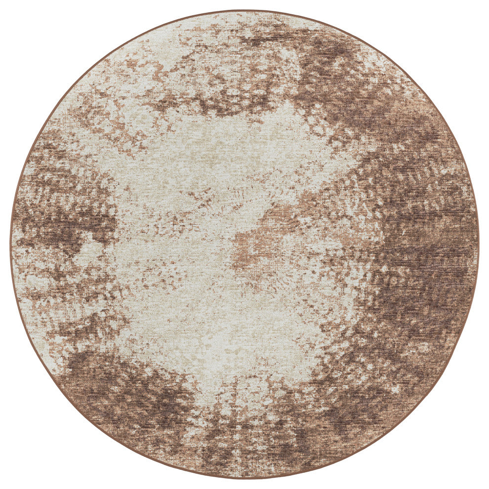 Dalyn Winslow WL1 Chocolate 4'x4' Round Rug