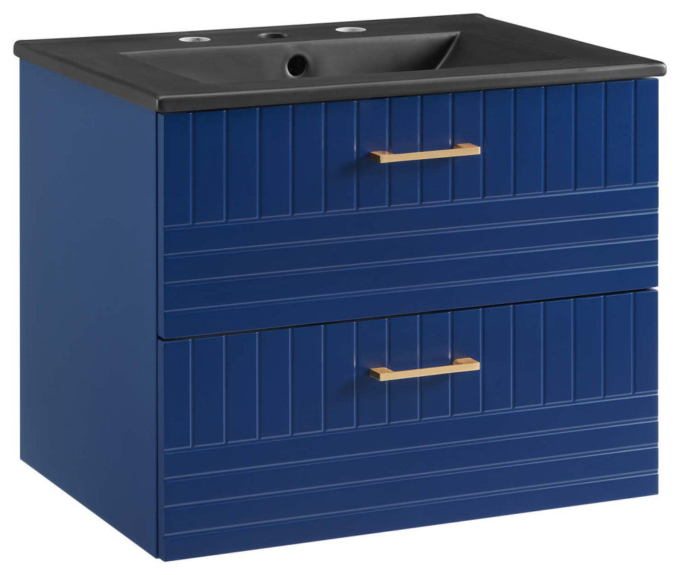 Daybreak 24" Bathroom Vanity, Blue Black