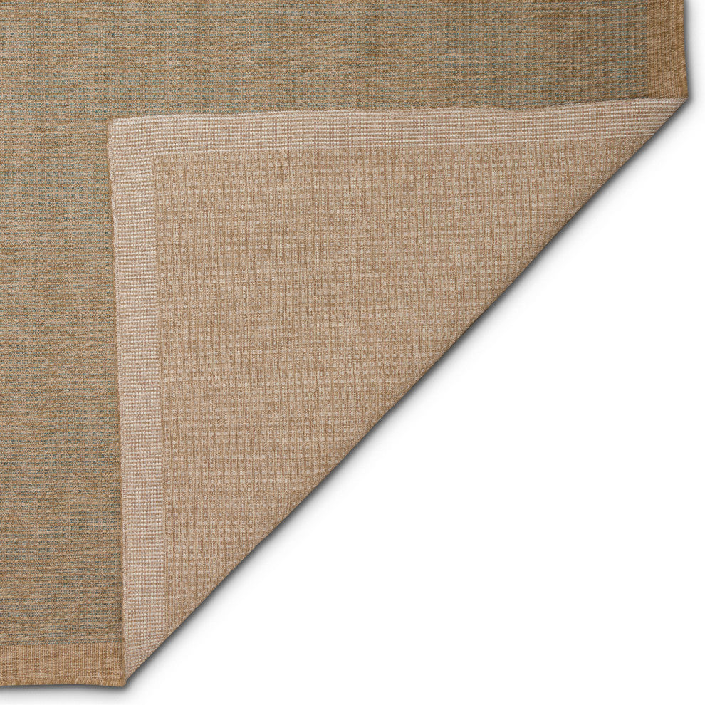 Sahara Texture Border Indoor/Outdoor Rug, Aruba, 1'11"x7'6"
