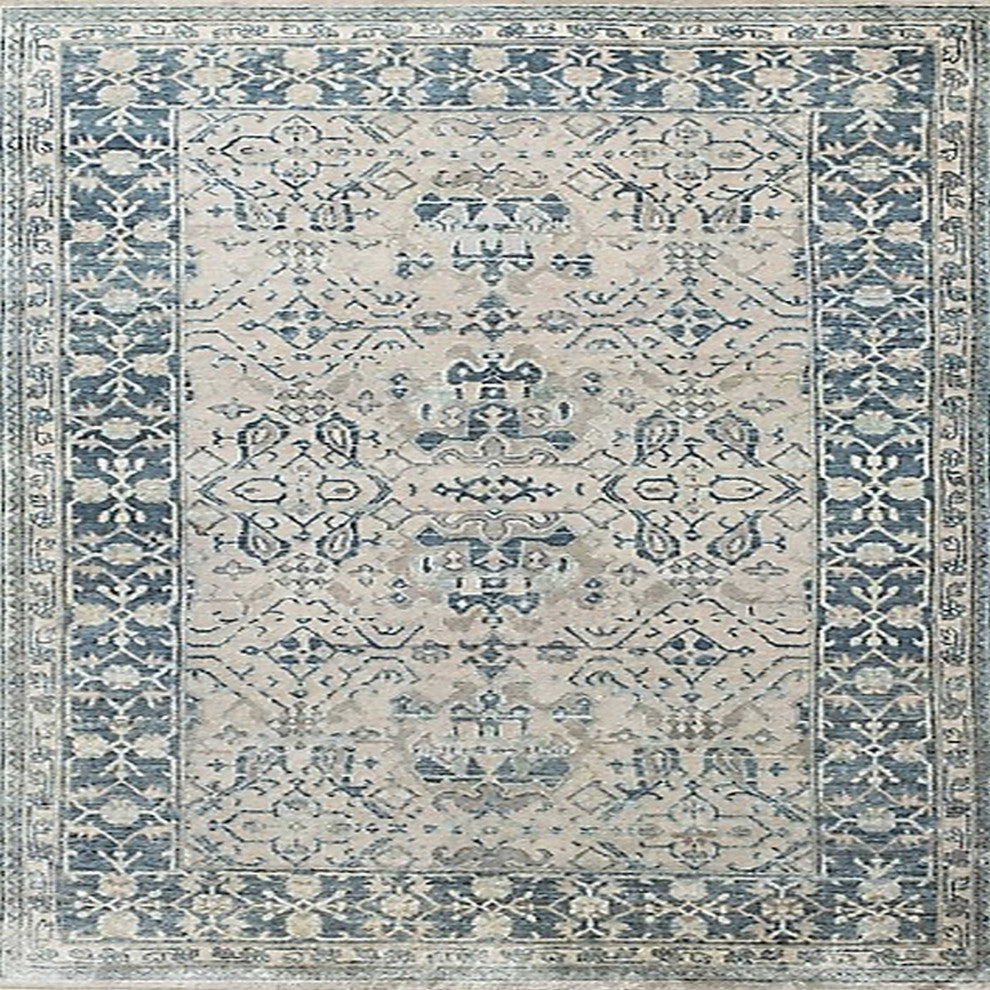 Ahgly Company Indoor Square Mid-Century Modern Area Rugs, 3' Square