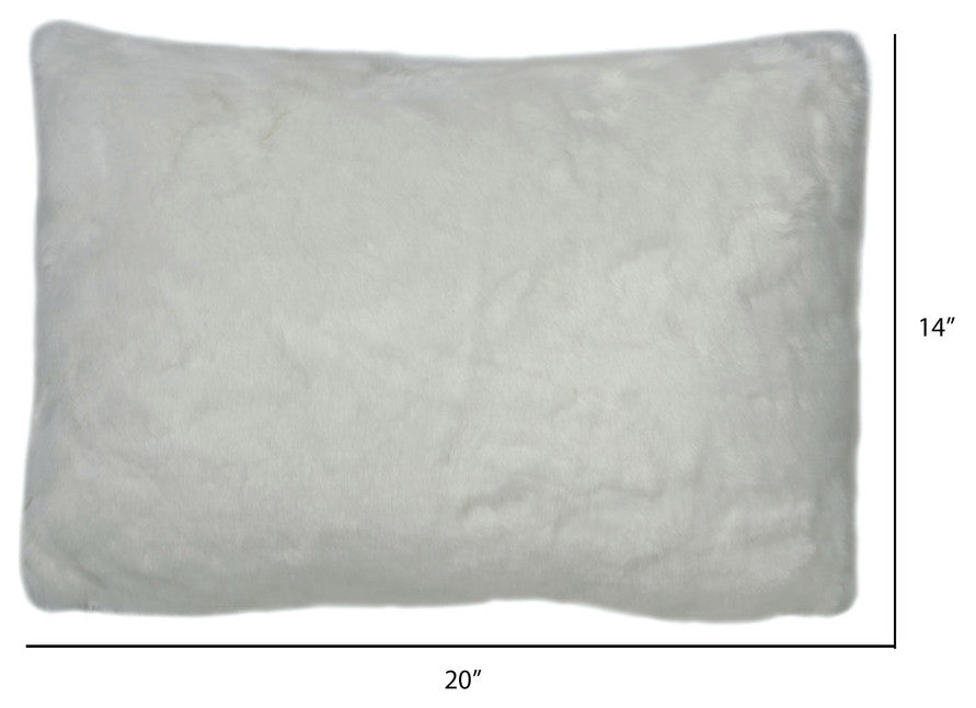Vickerman QTx17723 Decorative 14"x20" Snow Fox Collection Pillow
