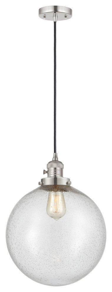 INNOVATIONS 201CSW-PN-G204-12 1-Light Mini Pendant Polished Nickel
