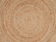 Classic Simple Organic Jute Area Rug, 4' Round