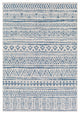 Surya Eagean EAG-2335 5'3" Round Rug, Denim/Navy/White