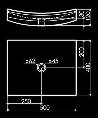 Arrecife Stone Rectangular Bathroom Sink, Black
