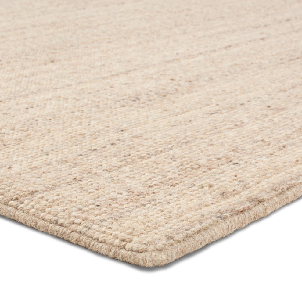 Jaipur Living Mere RNE01 Handmade Solid Tan Area Rug, 6'x9'
