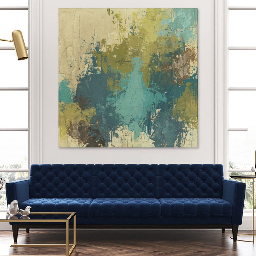 "Blue Monday I" Fine Art Giant Canvas Print, 54"x54"