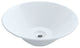 P022VW Porcelain Vessel Sink, White