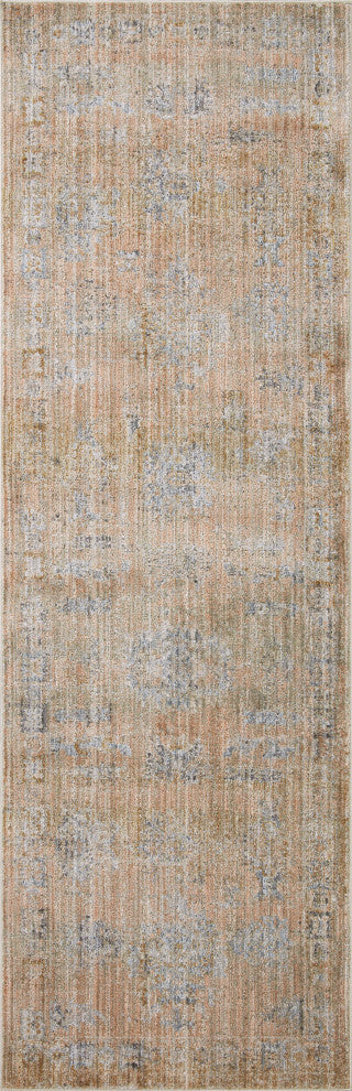 Jean Stoffer x Loloi Katherine Copper / Steel 5'-3" x 5'-3" Round Accent Rug