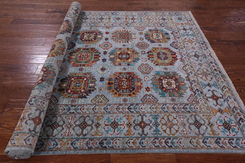 Fine Turkmen Ersari Handmade Rug 5' 8" X 8' 1" Q10575