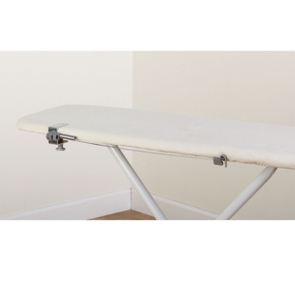 175 Flexible Iron Cord Minder, Silver Powder Coated, 18" High