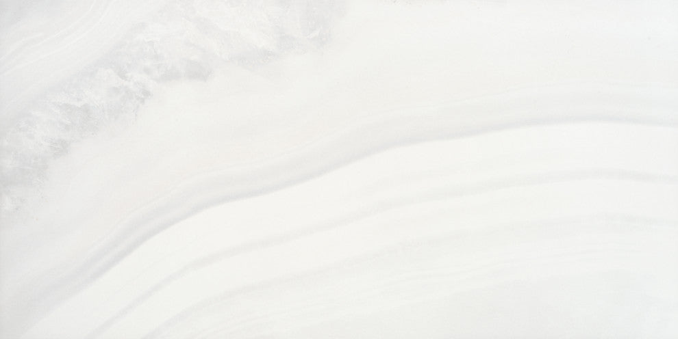 Onyx White Porcelain Tile, 24"x48"