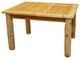 White Cedar Log Extension Table, 2-Leaf 42" X 66"
