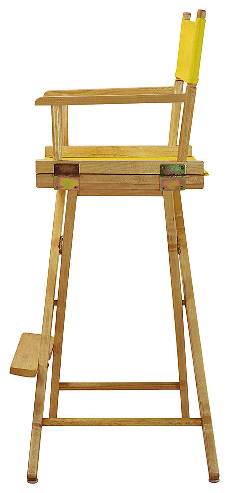 030" Director's Chair Natural Frame-Yellow Canvas